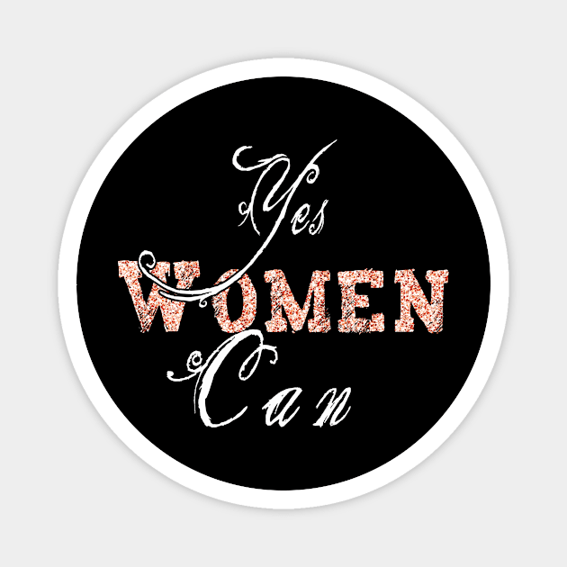 International Women's Day 2020 shirt Yes Women can Magnet by BuzzTeeStore